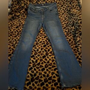Hollister Women's Flare Jeans in Classic Blue